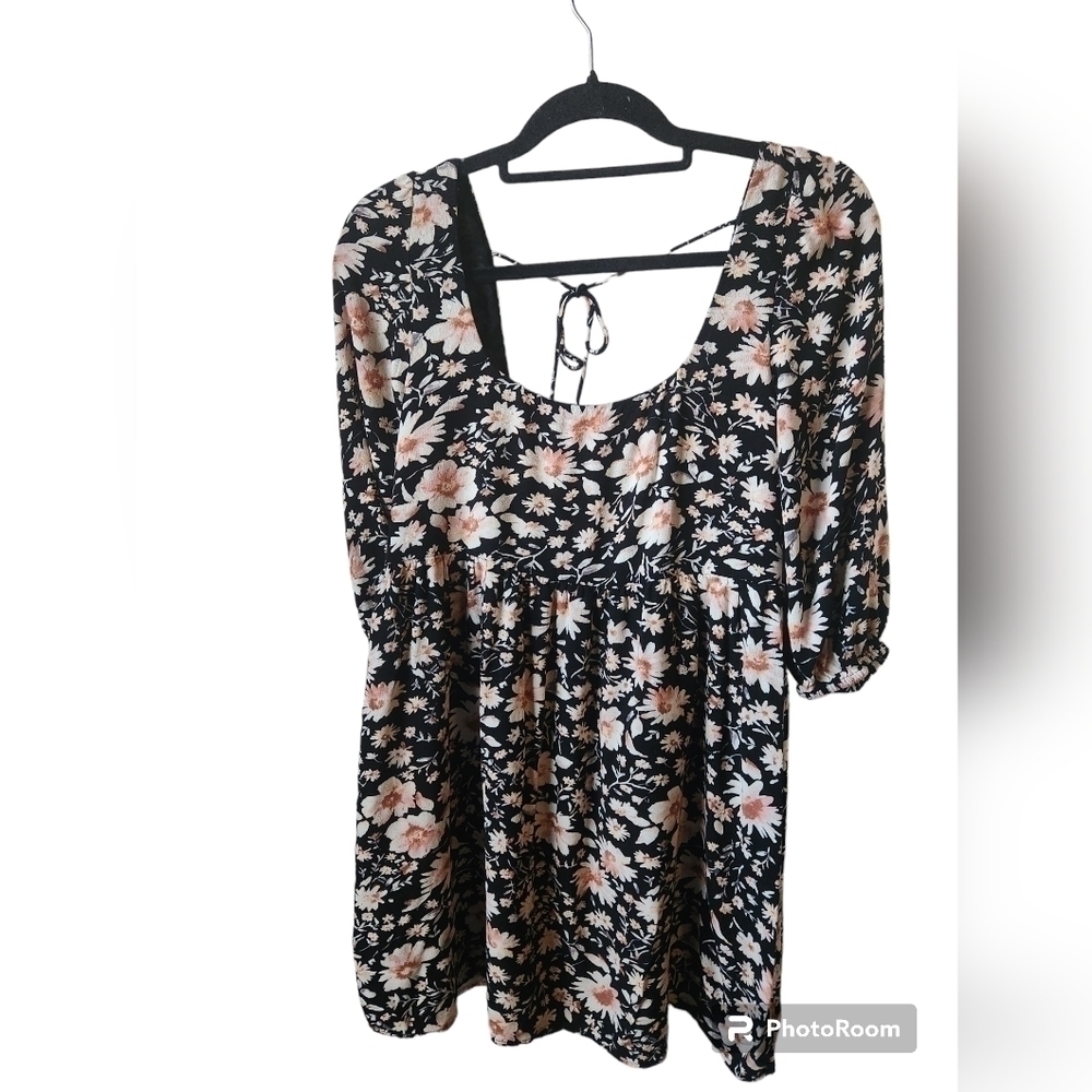 American Eagle Floral Babydoll Dress Sz. SMALL